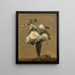 Pivoines og snebolde - Henri Fantin-Latour — indrammet kunstværk på væggen