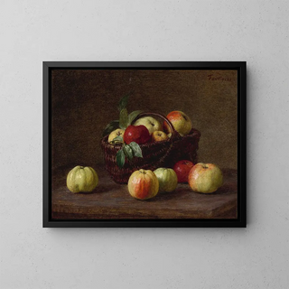 Æbler - Henri Fantin-Latour — indrammet kunstværk på væggen
