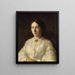 Portrait af Mme. Edwin Edwards - Henri Fantin-Latour — indrammet kunstværk på væggen