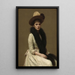 Portrait af Sonia - Henri Fantin-Latour — indrammet kunstværk på væggen