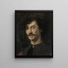 Portrait af Whistler - Henri Fantin-Latour — indrammet kunstværk på væggen