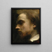 Selvportræt - Henri Fantin-Latour — indrammet kunstværk på væggen