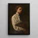 Selvportræt - Henri Fantin-Latour — indrammet kunstværk på væggen