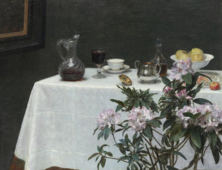 naturtro maleri i hjørnet af et bord - Henri Fantin-Latour — visning af kunstværket