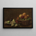Naturtro med frugt - Henri Fantin-Latour — indrammet kunstværk på væggen