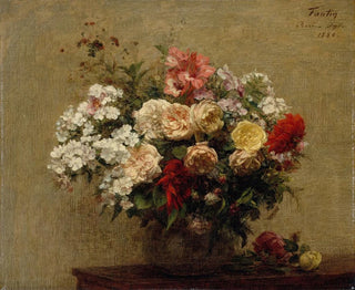 Sommerblomster - Henri Fantin-Latour — visning af kunstværket