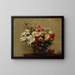 Sommerblomster - Henri Fantin-Latour — indrammet kunstværk på væggen