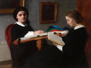 Les Deux Sœurs - Henri Fantin-Latour — visning af kunstværket