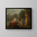 Tre nymfer nær en kilde - Henri Fantin-Latour — indrammet kunstværk på væggen