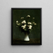 Vase af krysantemum - Henri Fantin-Latour — indrammet kunstværk på væggen