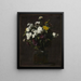 Vase de fleurs - Henri Fantin-Latour — indrammet kunstværk på væggen