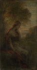 en ung kvinde under et træ ved solnedgang, kaldet Efterår - Henri Fantin-Latour — visning af kunstværket