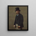 Édouard Manet - Henri Fantin-Latour — indrammet kunstværk på væggen
