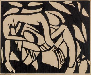 Les Lutteurs - Henri Gaudier-Brzeska — visning af kunstværket
