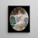 Damenportræt - Henri Gervex — indrammet kunstværk på væggen