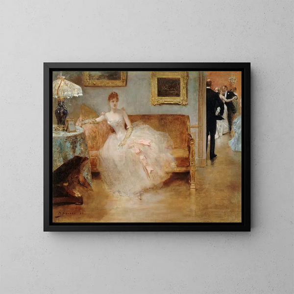 Le bal - Henri Gervex — indrammet kunstværk på væggen