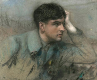 Portrait af en officer - Henri Gervex — visning af kunstværket