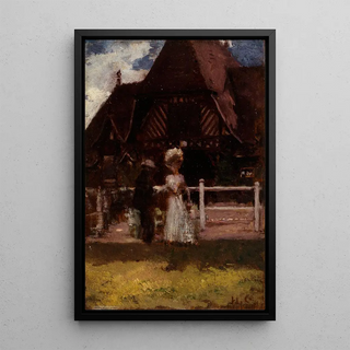 Henri Gervex - tude pour un tableau non identifi montrant lhippodrome de Deauville.webp