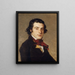 Portrait af Jean Soubeiran - Henri J. François — indrammet kunstværk på væggen
