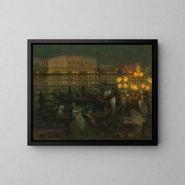 La Sérénissime Venise - Henri Le Sidaner — indrammet kunstværk på væggen
