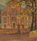 Kirke Dolceacqua - Henri Le Sidaner — visning af kunstværket