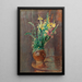 Gerbe af blomster i en pot - Henri Lebasque — indrammet kunstværk på væggen