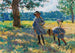 La cueillette des fleurs - Henri Lebasque — visning af kunstværket