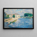 La Marne Lagny - Henri Lebasque — indrammet kunstværk på væggen
