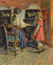 Le lion du piano Marthe og Nono - Henri Lebasque — visning af kunstværket