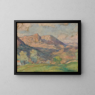 Le Baou de Vence - Henri Lebasque — indrammet kunstværk på væggen