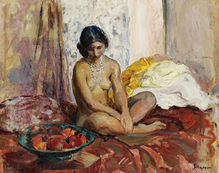 L'Égyptienne au plateau de fruits - Henri Lebasque — visning af kunstværket
