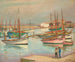 Henri Lebasque | Maleri af Huse ved havnen på Yeu-øen — visning af kunstværket
