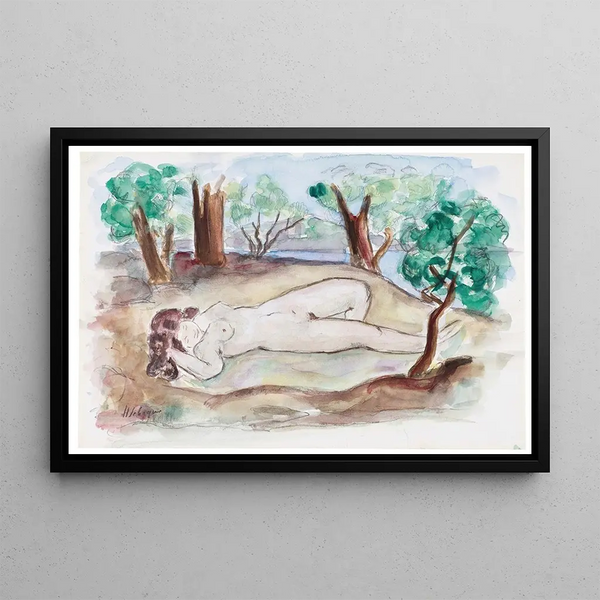Henri Lebasque - Nu couch dans un paysage SaintTropez.webp