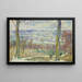 Landskab med sne omkring Paris - Henri Lebasque — indrammet kunstværk på væggen