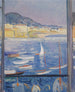 Villefranche-sur-Mer, åbent vindue over havnen - Henri Lebasque — visning af kunstværket