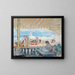 Veranda på stranden i Cannes - Henri Lebasque — indrammet kunstværk på væggen