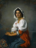 La Jeune Italienne - Henri Lehmann — visning af kunstværket