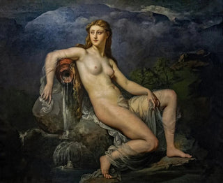 La Source ou l'Eau - Henri Lehmann — visning af kunstværket