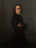 Portraitmaleri af Franz Liszt 1811-1886, komponist og pianist - Henri Lehmann — visning af kunstværket