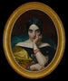 Portrait af Clémentine, Mme Alphonse Karr - Henri Lehmann — visning af kunstværket