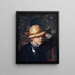 Portrait af Augustin Loubat - Henri Loubat — indrammet kunstværk på væggen
