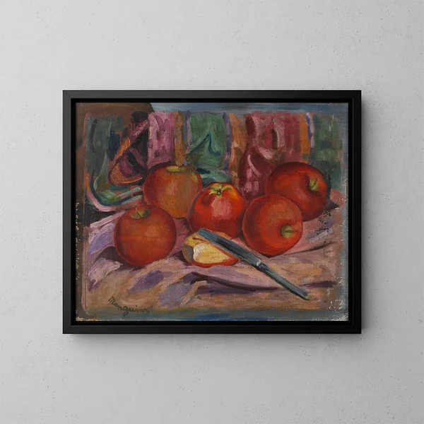 Æbler - Henri Manguin — indrammet kunstværk på væggen