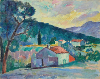 Le Mas de Saint-Tropez - Henri Manguin — visning af kunstværket