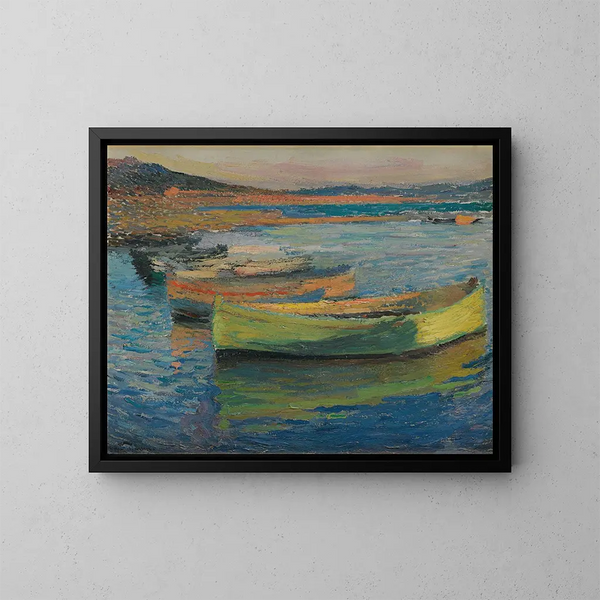 Henri Martin - Barques Aux Environs De Collioure.webp