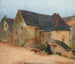 Chevrière-maleri foran et gammelt hus i Labastide - Henri Martin — visning af kunstværket