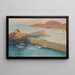 Collioure, kapellet på moleen - Henri Martin — indrammet kunstværk på væggen