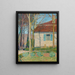 Coin d'une maison - Henri Martin — indrammet kunstværk på væggen