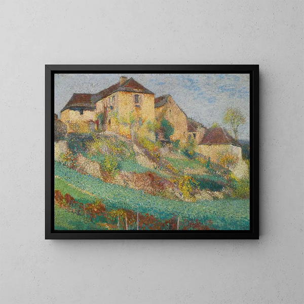 La Grande Maison de la Combe Labastide-du-Vert - Henri Martin — indrammet kunstværk på væggen