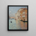 Le Palais jaune Venise - Henri Martin — indrammet kunstværk på væggen