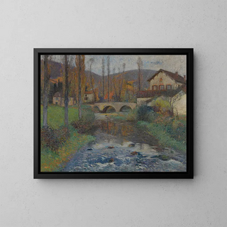 Le Pont de Labastide du Vert - Henri Martin — indrammet kunstværk på væggen